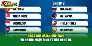 Bốc Thăm ASEAN CUP 2026 Và Những Nhận Định Từ Kèo Bóng Đá