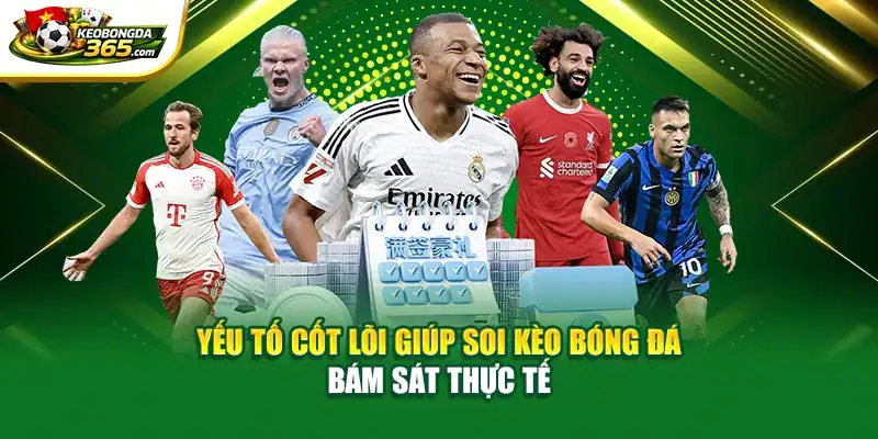 Yếu tố cốt lõi giúp soi kèo bóng đá bám sát thực tế